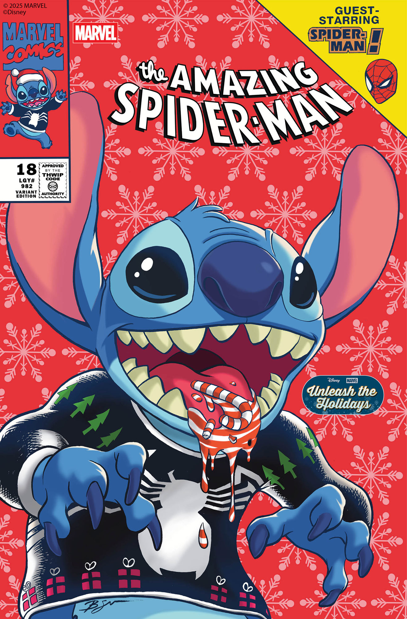 DISNEY STITCH UNLEASH THE HOLIDAYS Variant