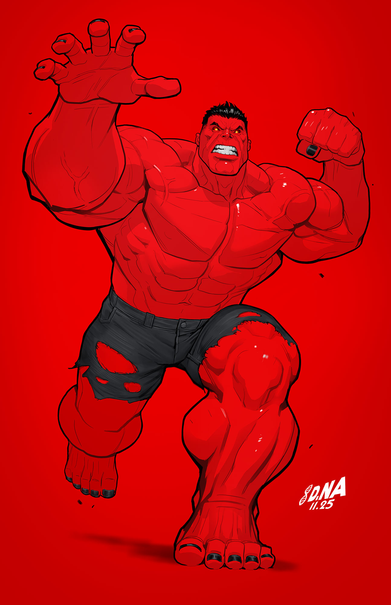 COLOR BLOCK RED VIRGIN Variant