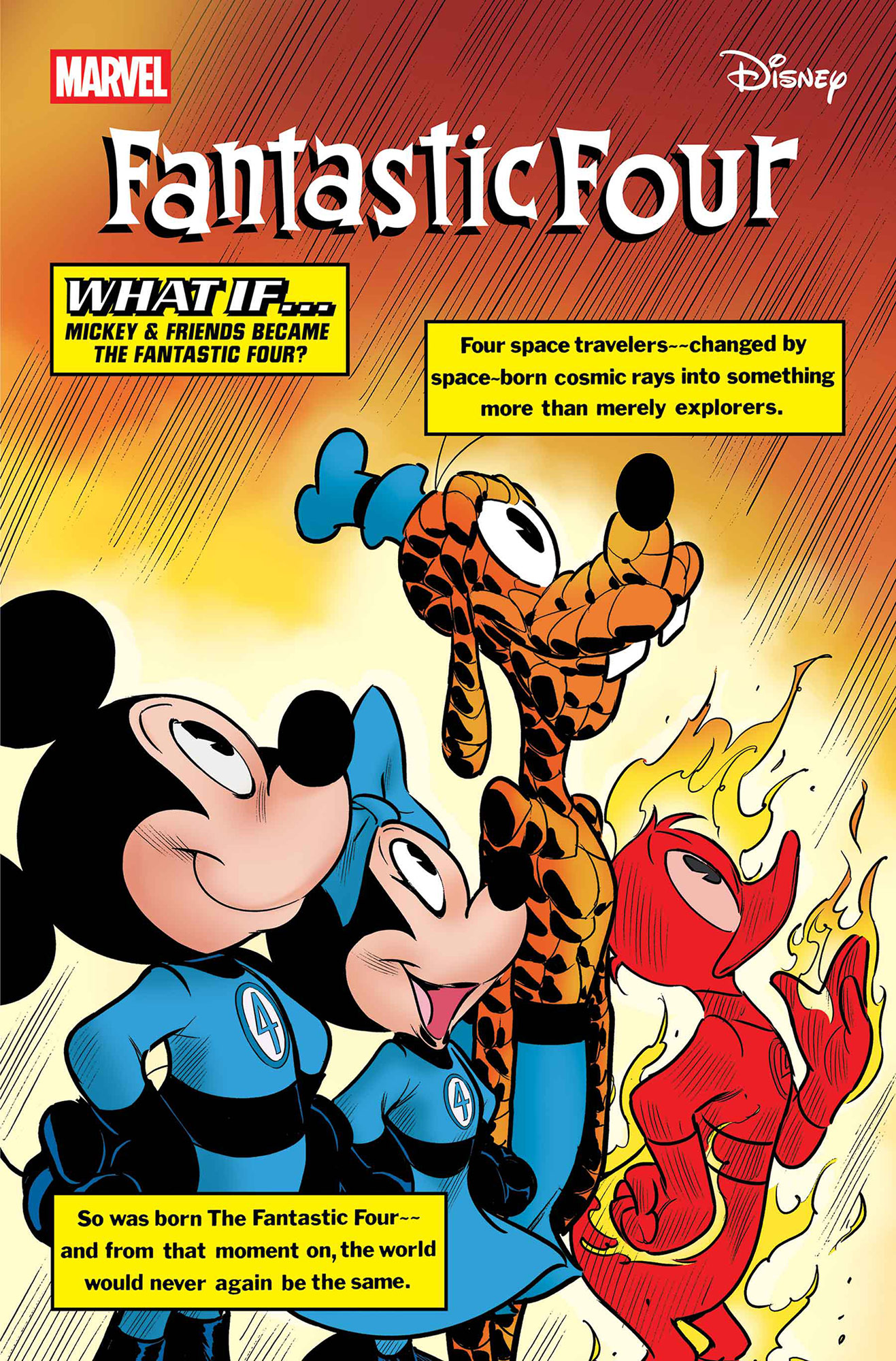 DISNEY WHAT IF? FANTASTIC FOUR HOMAGE Variant
