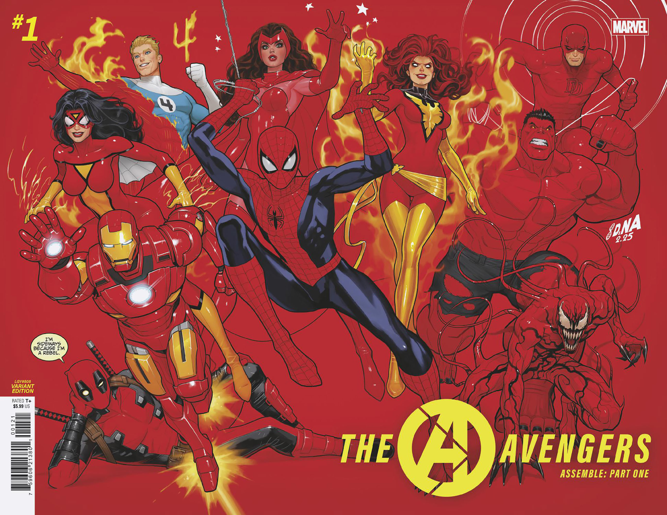 COLOR BLOCK RED WRAPAROUND Variant