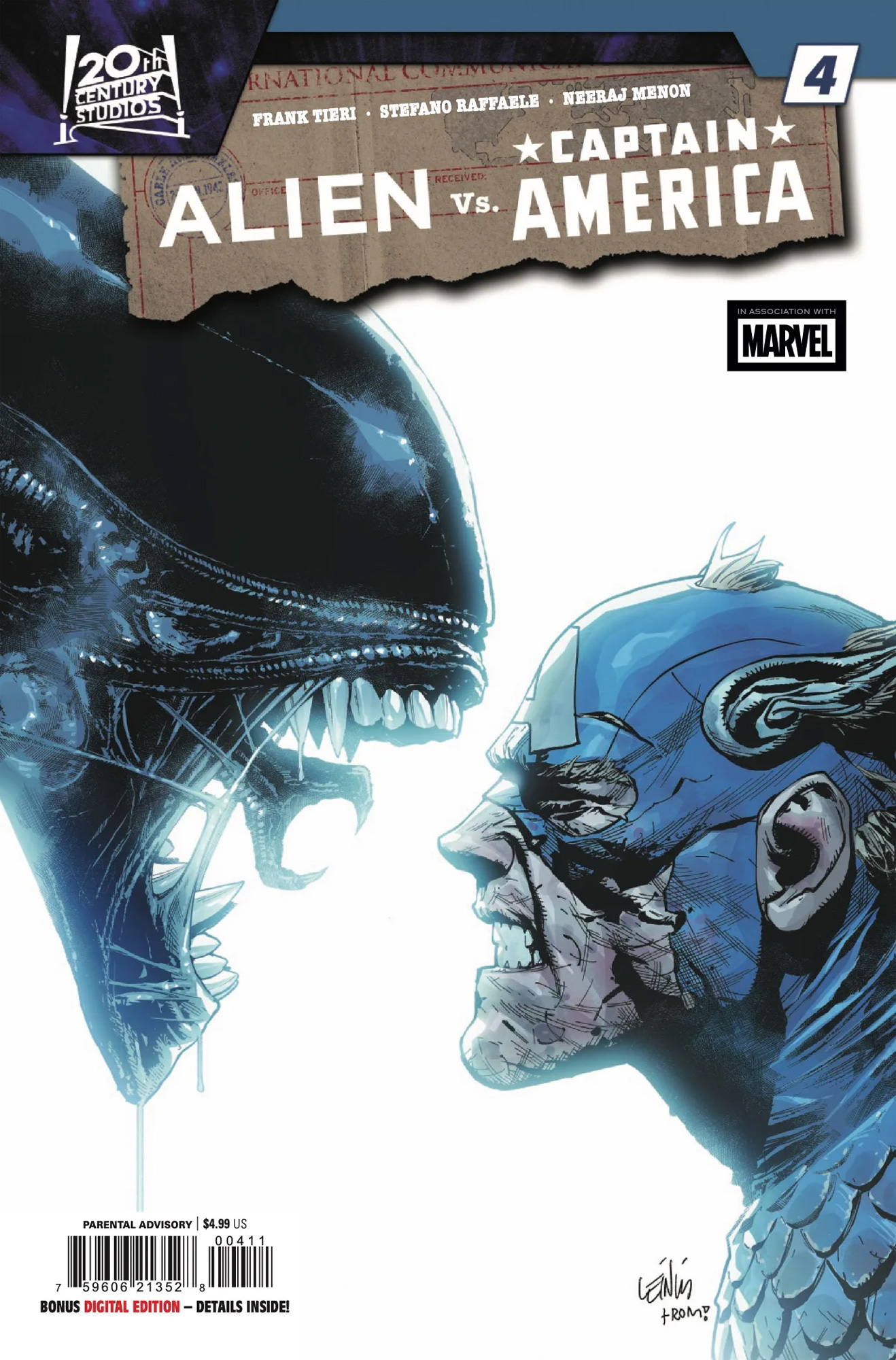ALIEN VS. CAPTAIN AMERICA #4