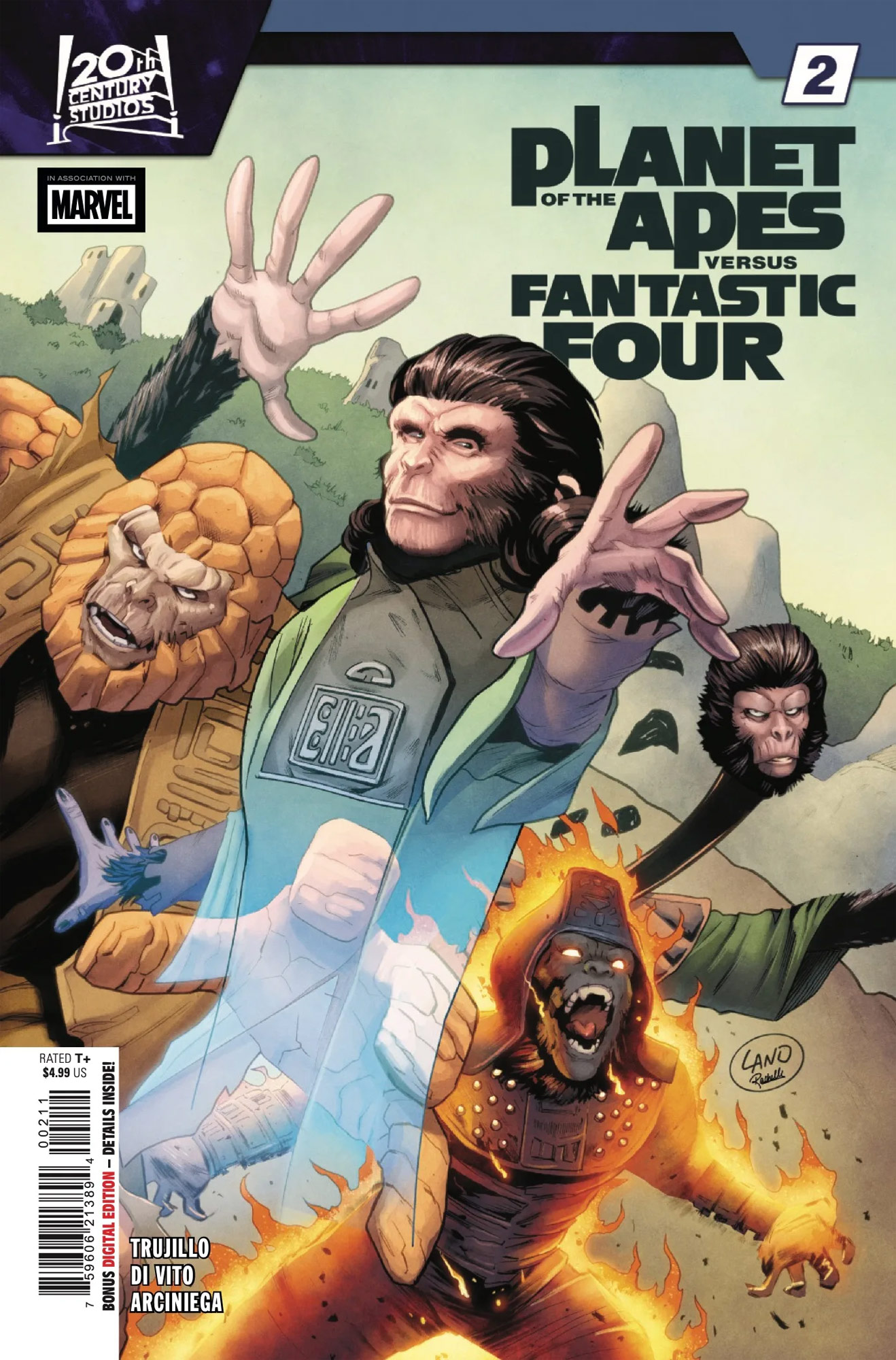 PLANET OF THE APES VS. FANTASTIC FOUR #2