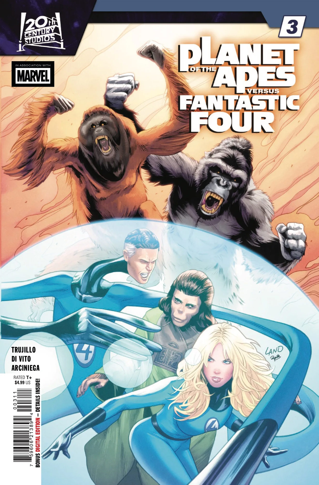 PLANET OF THE APES VS. FANTASTIC FOUR #3