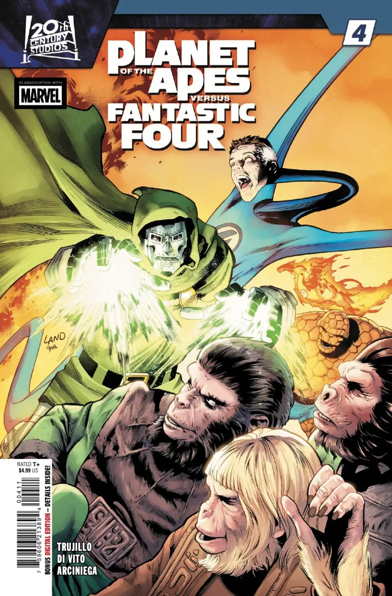 PLANET OF THE APES VS. FANTASTIC FOUR #4