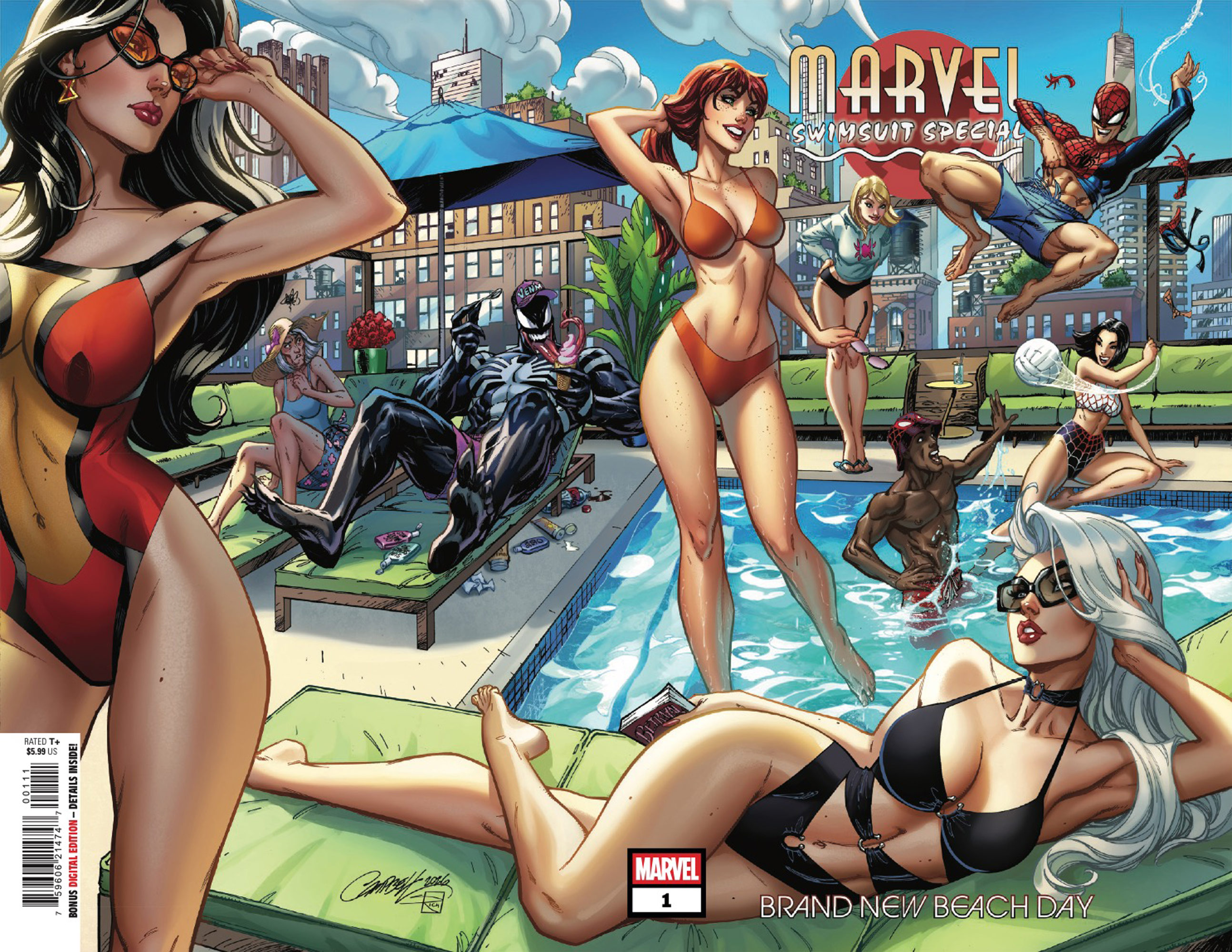 MARVEL SWIMSUIT SPECIAL: BRAND NEW BEACH DAY #1