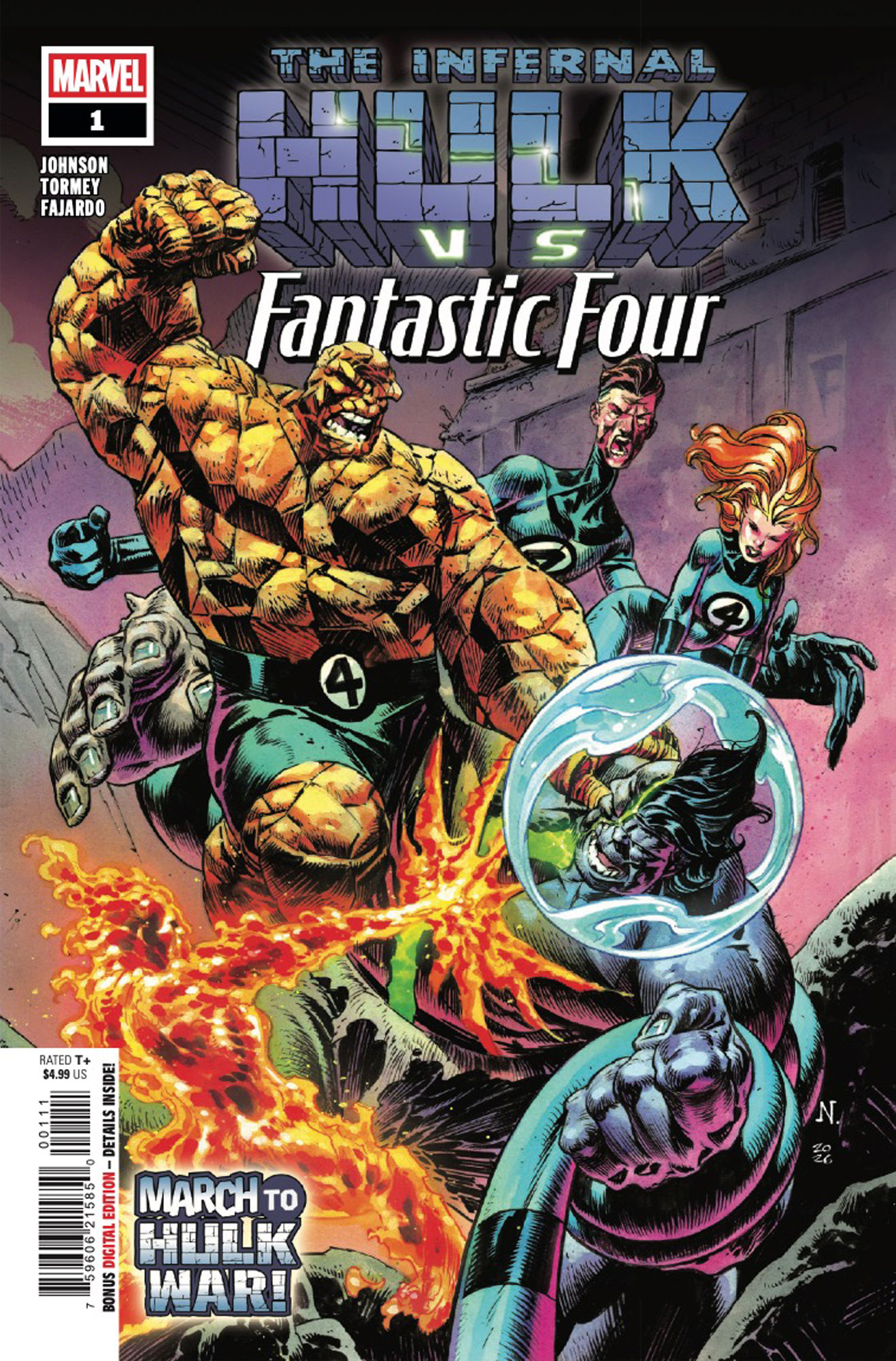 INFERNAL HULK VS. FANTASTIC FOUR #1