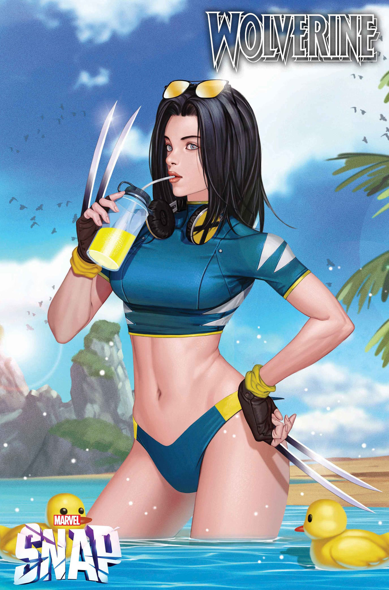 Wolverine - SNAP Swimsuit Variant Cover by InHyuk Lee