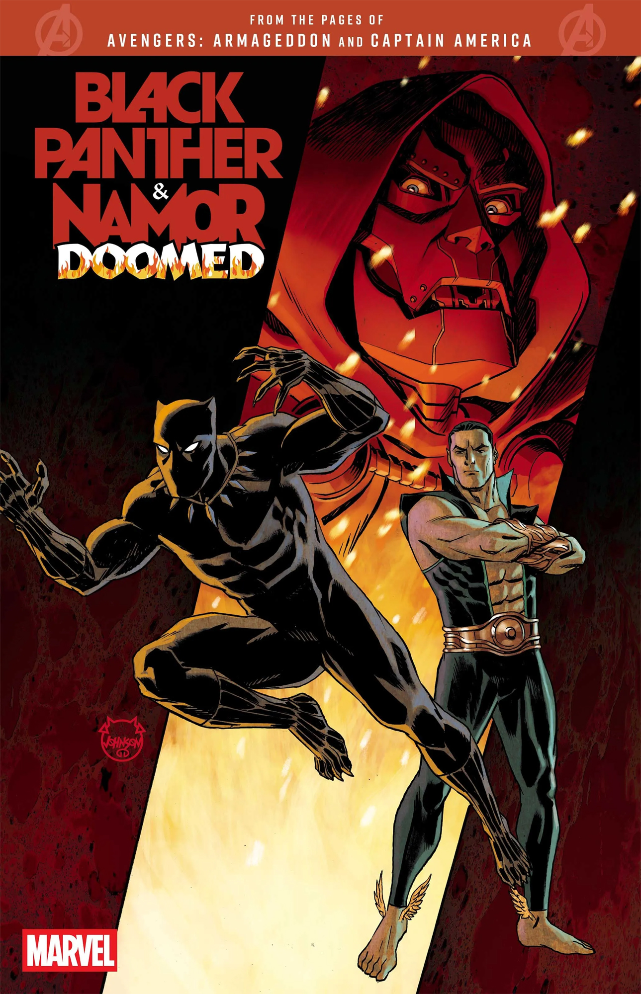 BLACK PANTHER/NAMOR: DOOMED #1 - Main Cover by Dave Johnson