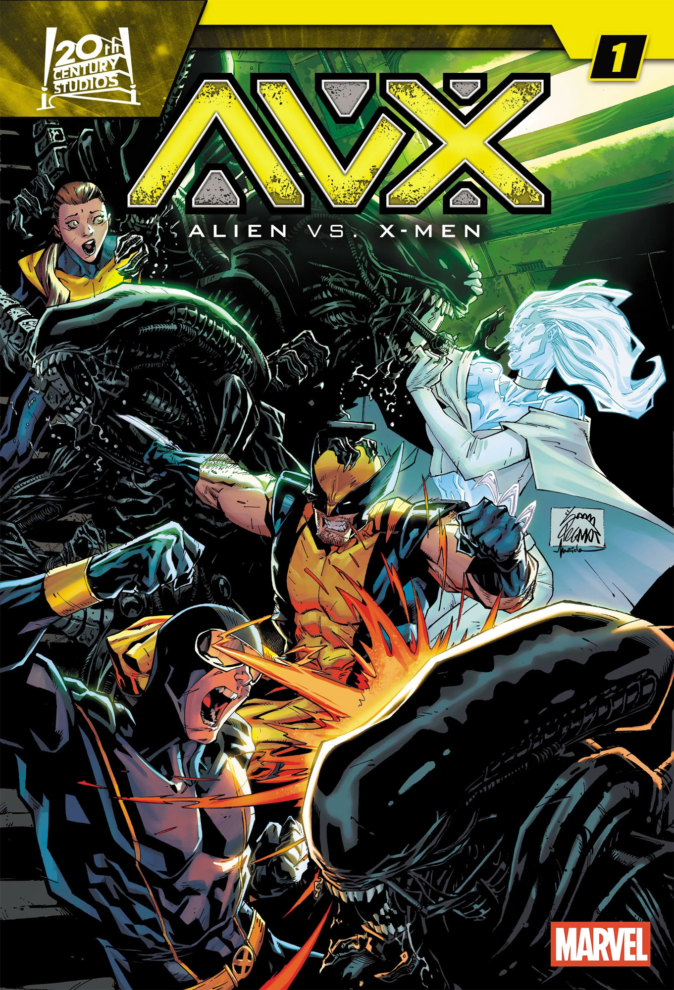 ALIEN VS. X-MEN #1 - Main Cover by Ryan Stegman